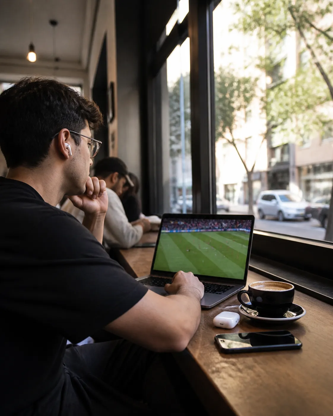 Cover for Arsenal vs Betis: NYC Quiet-Hour Early Kickoff Coffee Shop Screen Availability in NYC