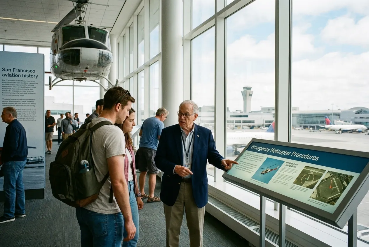 Editorial detail for Wisconsin Helicopter Landing at Cabela's Viral Story: SF Aviation Museum Free Exhibits in San Francisco