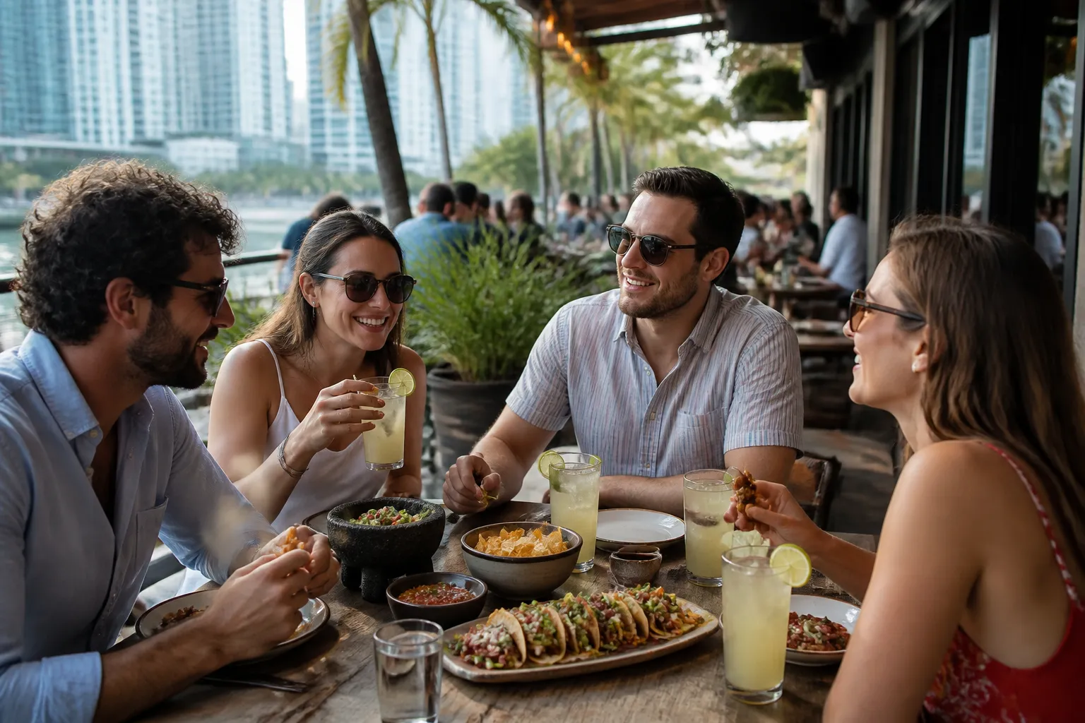 Local scene for padres vs diamondbacks Miami Taco Dinner and Screen Plan in Miami