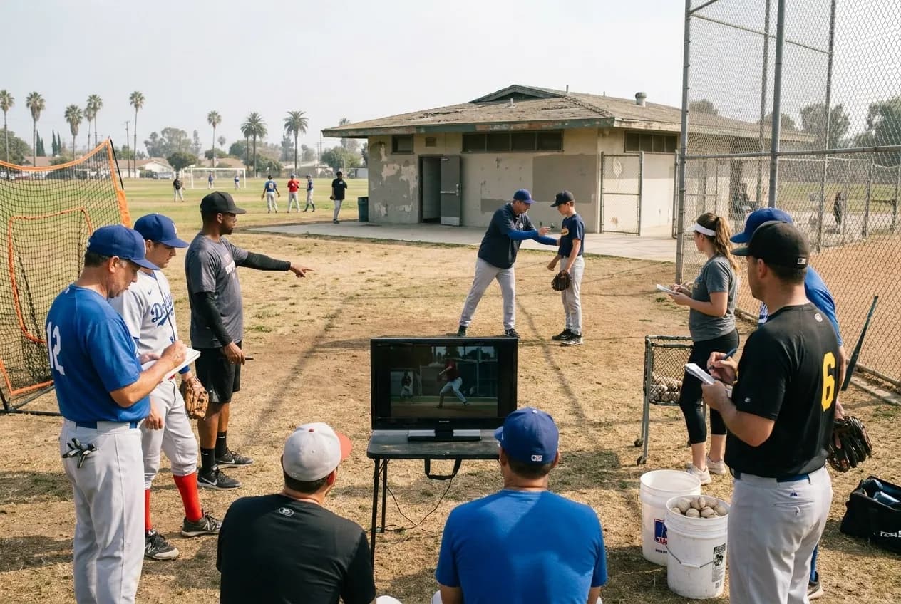 Cover for Erik Miller Pitching Mechanics: Free LA Pitching Clinics with Video Analysis in Los Angeles