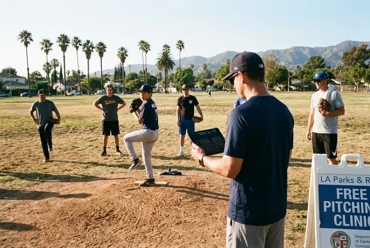 Editorial detail for Erik Miller Pitching Mechanics: Free LA Pitching Clinics with Video Analysis in Los Angeles