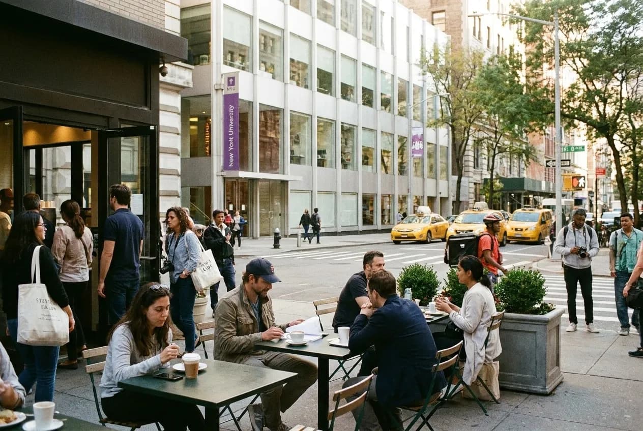 Cover for Bradley Cooper NYC Filming Cafes: Coffee Spots from Recent Productions in NYC