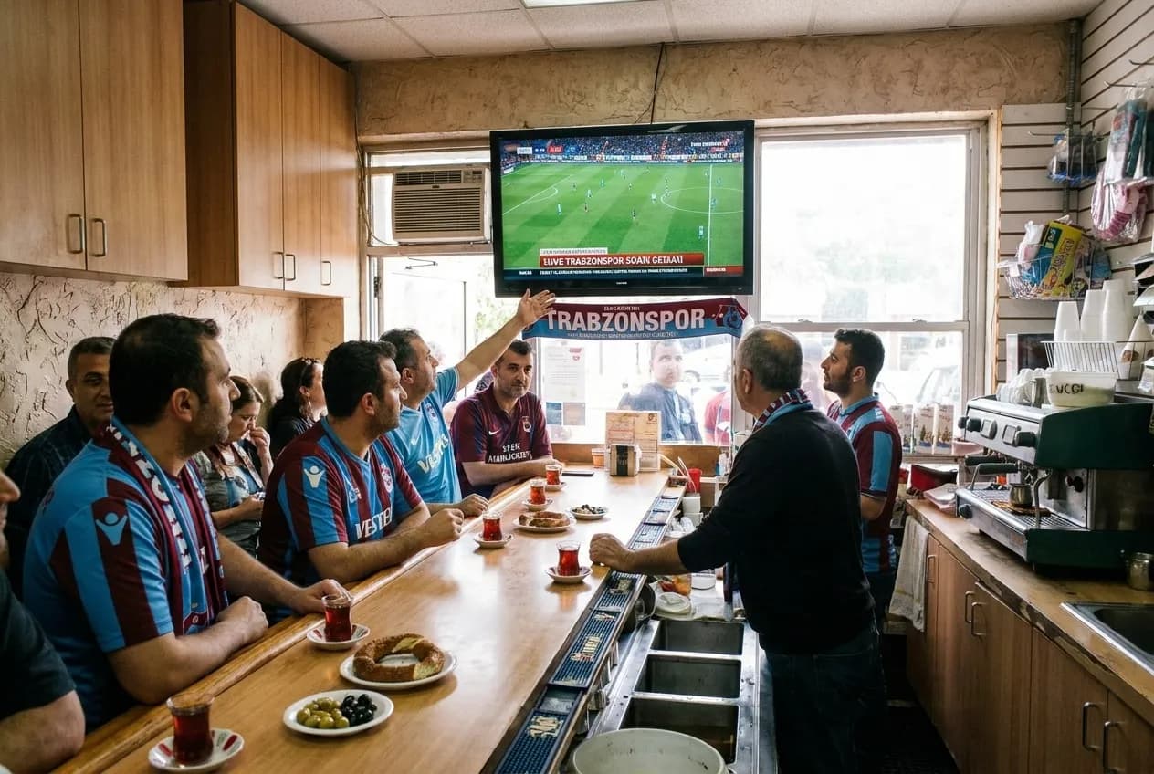 Local scene for Trabzonspor Turkish Soccer: Miami Bars for European League Matches and Turkish Community in Miami