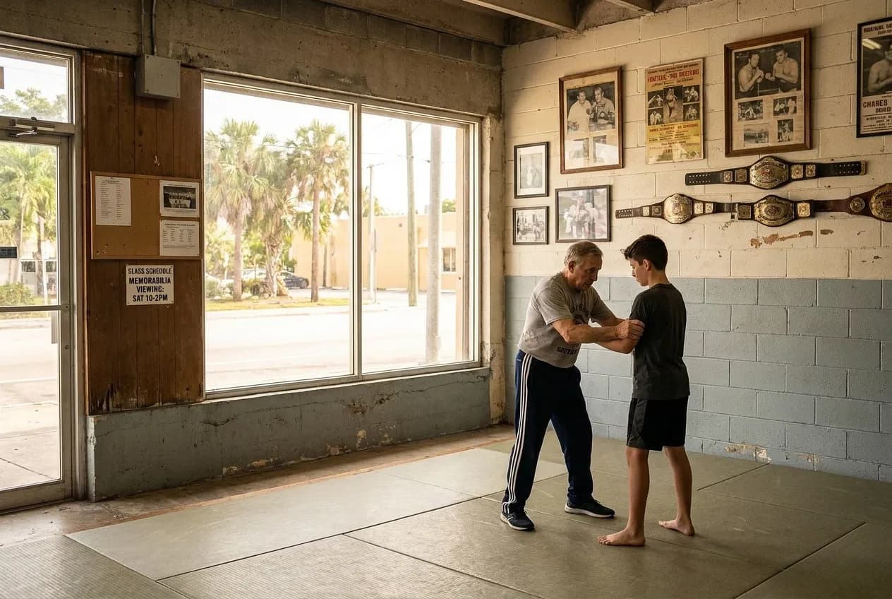 Local scene for Dory Funk Jr Wrestling History: Miami Gyms With Old-School Training and Memorabilia in Miami