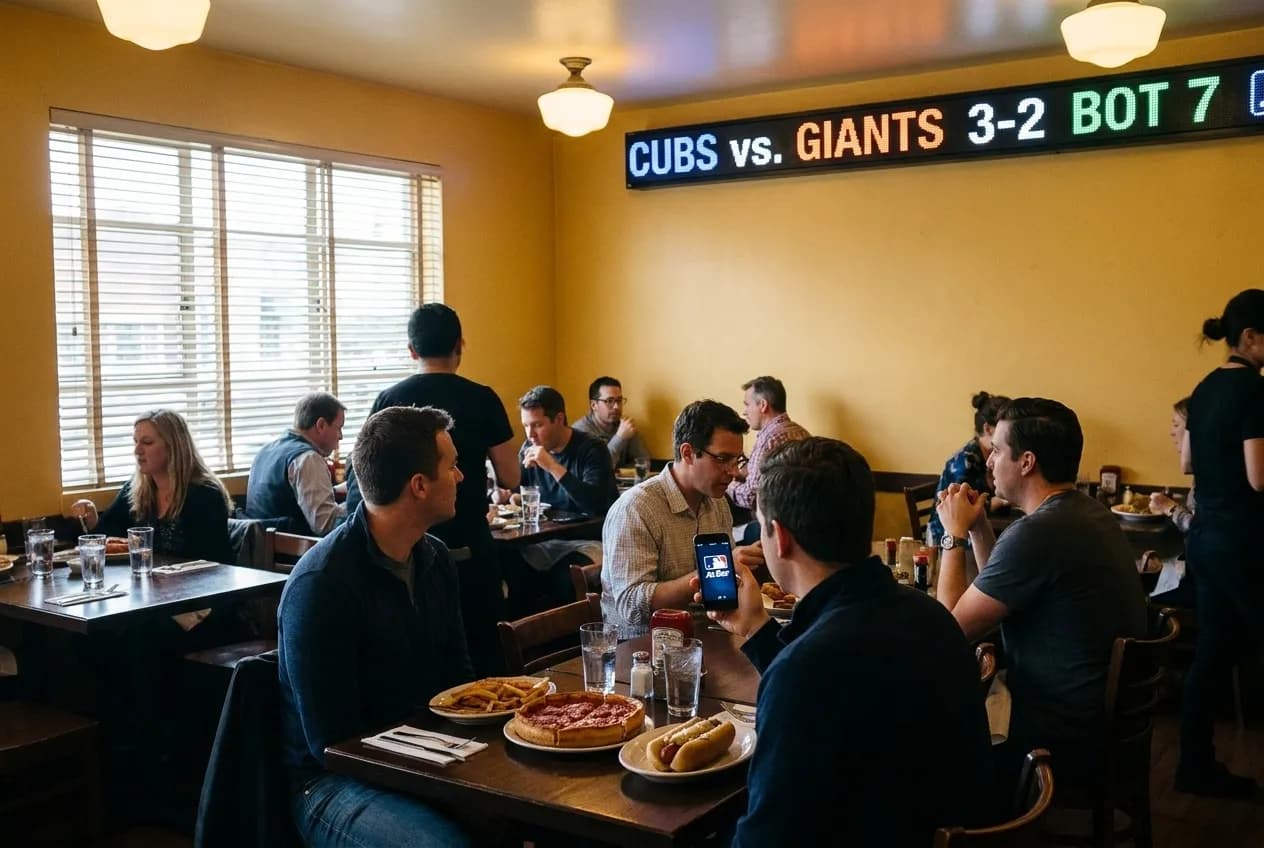 Editorial detail for Cubs Score Checking: SF Restaurants With Live Game Tickers and Chicago-Style Menus in San Francisco