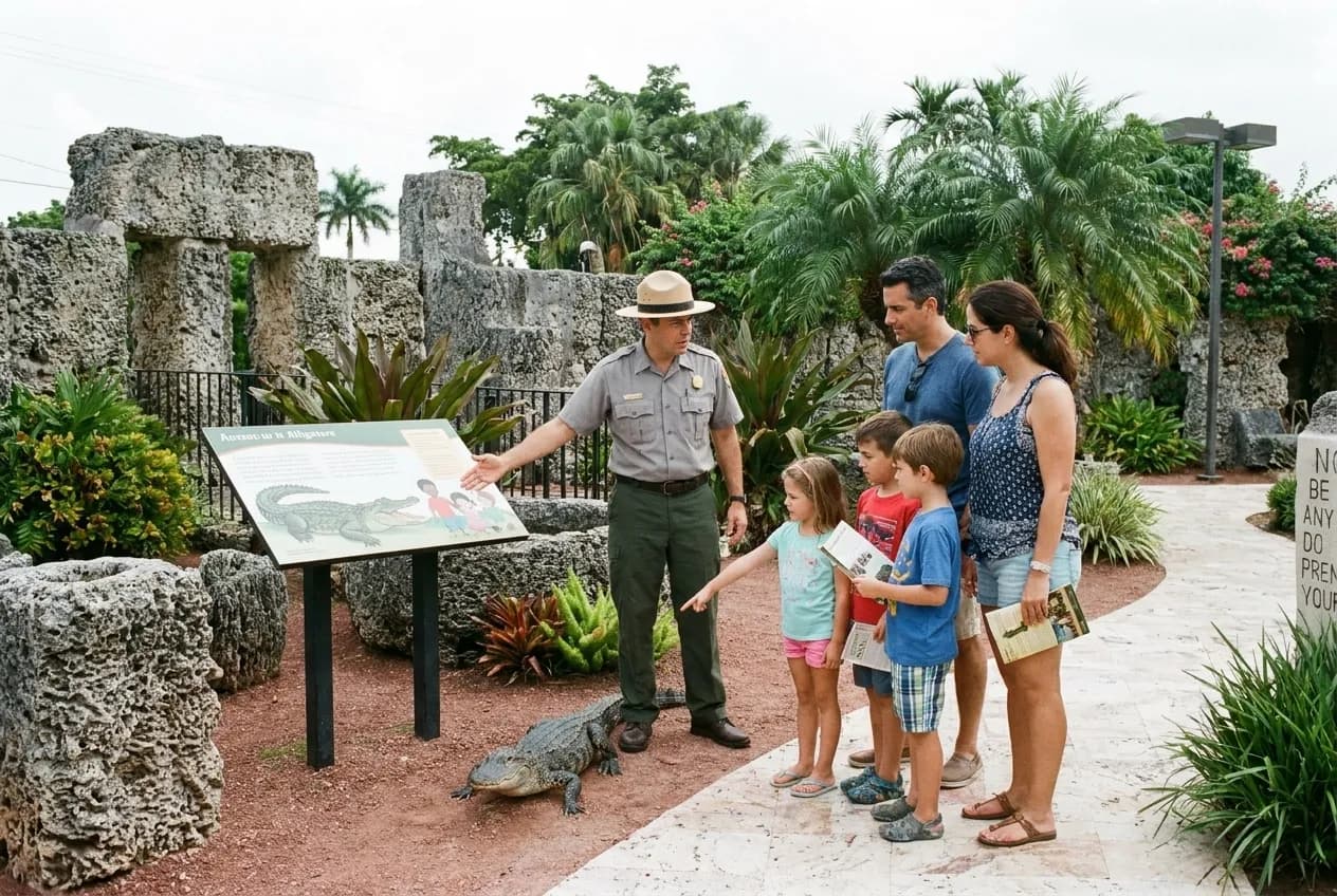 Local scene for Child Bison Encounter Yellowstone Lessons: Miami Weekend Wildlife Education Routes in Miami