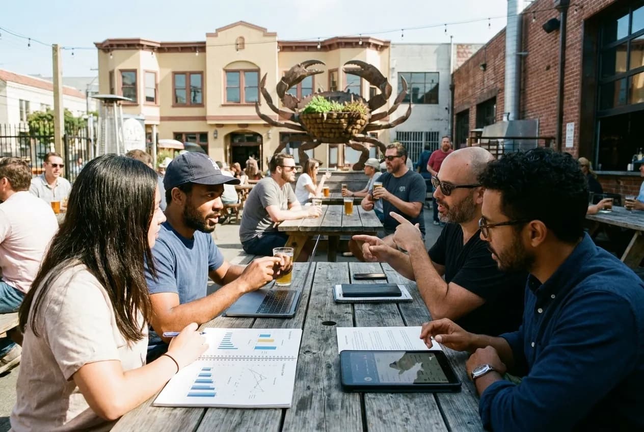 Local scene for Yankees Trades Discussion: SF Baseball Analytics Social Meetup Scene Entry Points in San Francisco