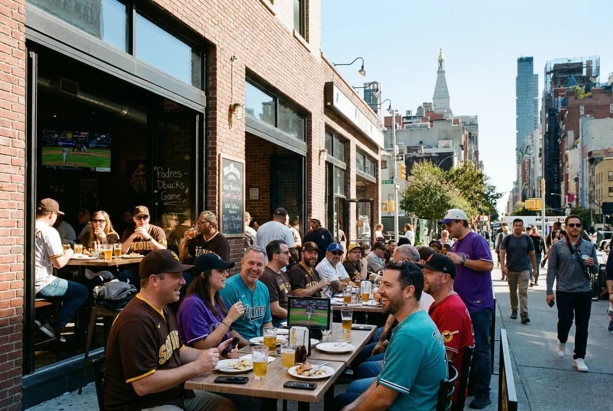 Cover for Padres - Dbacks Game Social: NYC Baseball Fan Group Meetups in NYC