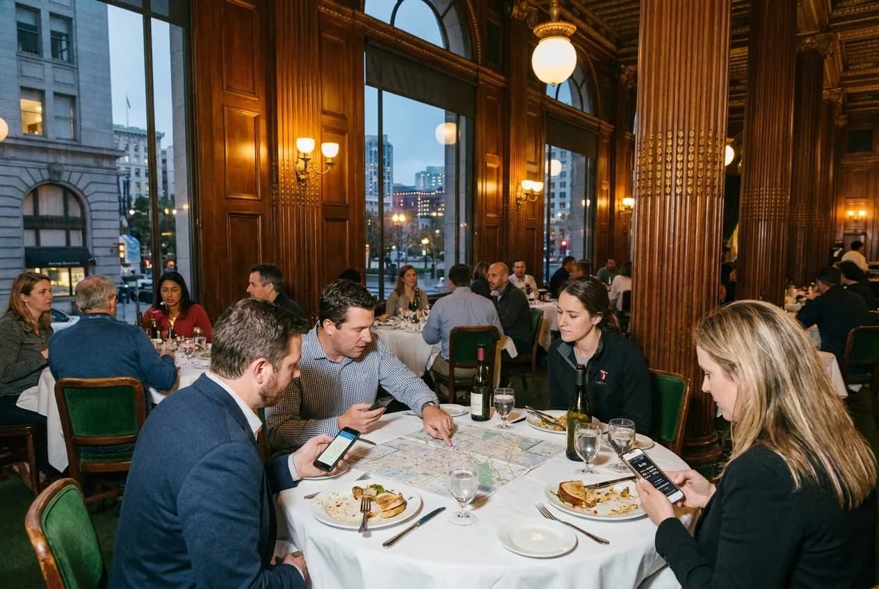 Cover for Rangers Baseball or Hockey: SF Restaurants Near Sports Bars for Pre-Game Dinner in San Francisco
