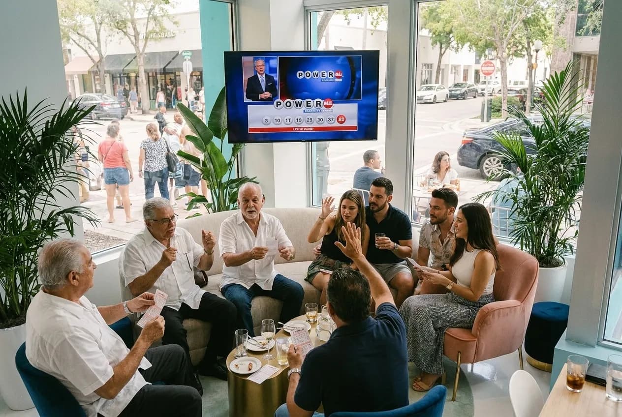 Cover for Powerball Drawing Watch: Miami Weekend Lottery Social Gathering Spots Verified in Miami