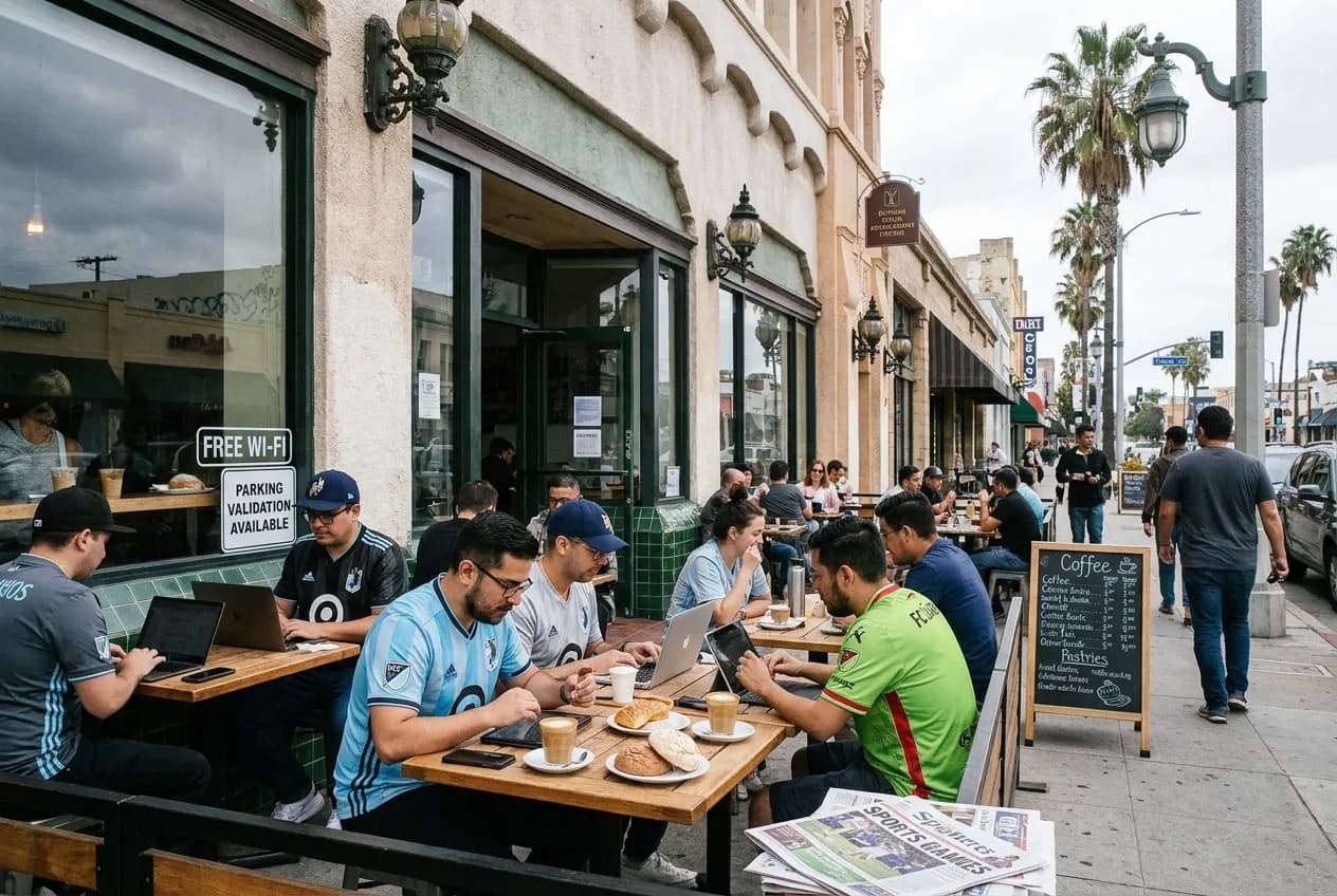 Cover for minnesota vs juarez: LA Caf s Near Soccer Bars With in Los Angeles