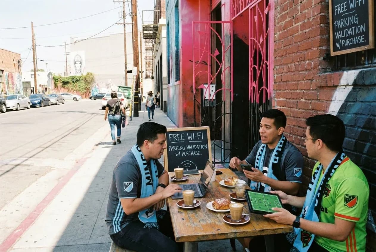 Editorial detail for minnesota vs juarez: LA Caf s Near Soccer Bars With in Los Angeles