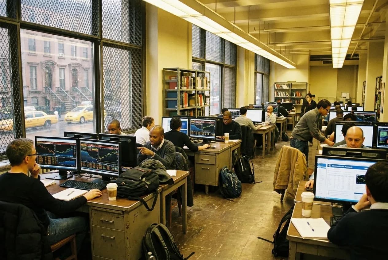 Local scene for AMD Stock Research: Free NYC Tech-Library Trading Simulators and Market Data Terminals in NYC