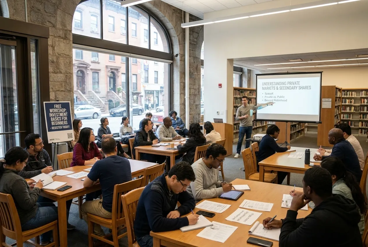 Editorial detail for SpaceX Stock Curiosity: Free NYC Library Investment Literacy Workshops for Beginners in NYC