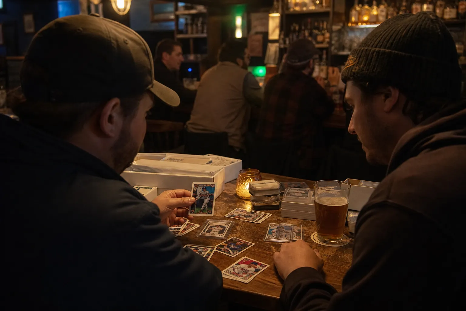 Local scene for Sonny Gray Pitching Stats: SF Baseball Card Shop Bar Hybrid Night Route in San Francisco
