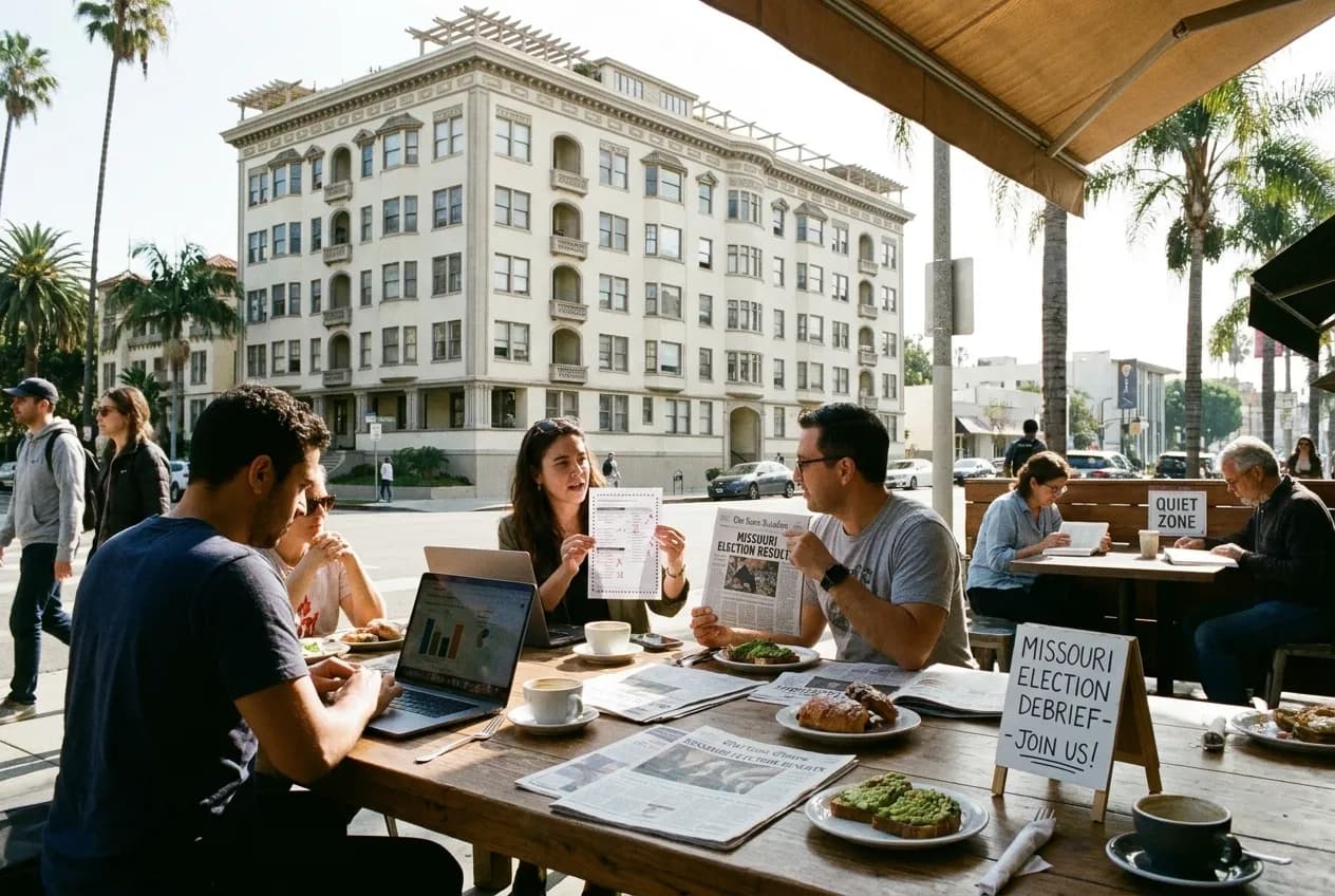 Cover for Missouri Election Results Brunch: LA Cafés With Morning-After Ballot Debrief Tables in Los Angeles