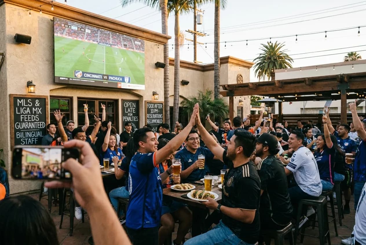 Cover for cincinnati vs pachuca: LA Bars With MLS and Liga MX in Los Angeles