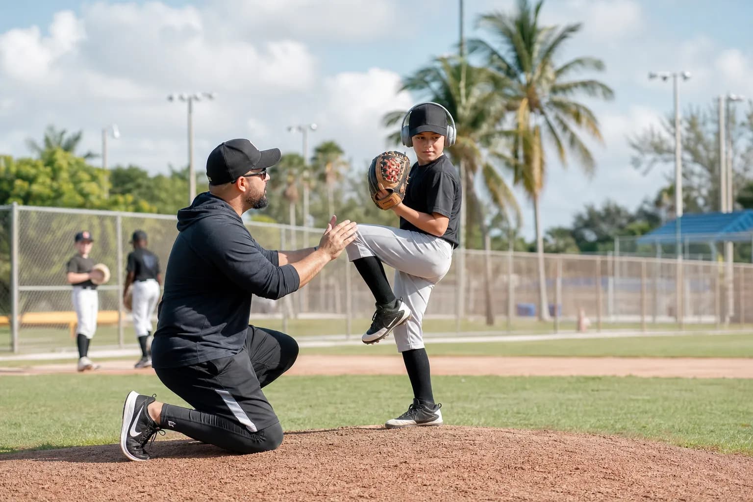 Local scene for Kyle Harrison Pitching Mechanics: Miami Youth Baseball Sensory-Friendly Skills Clinic Finder in Miami