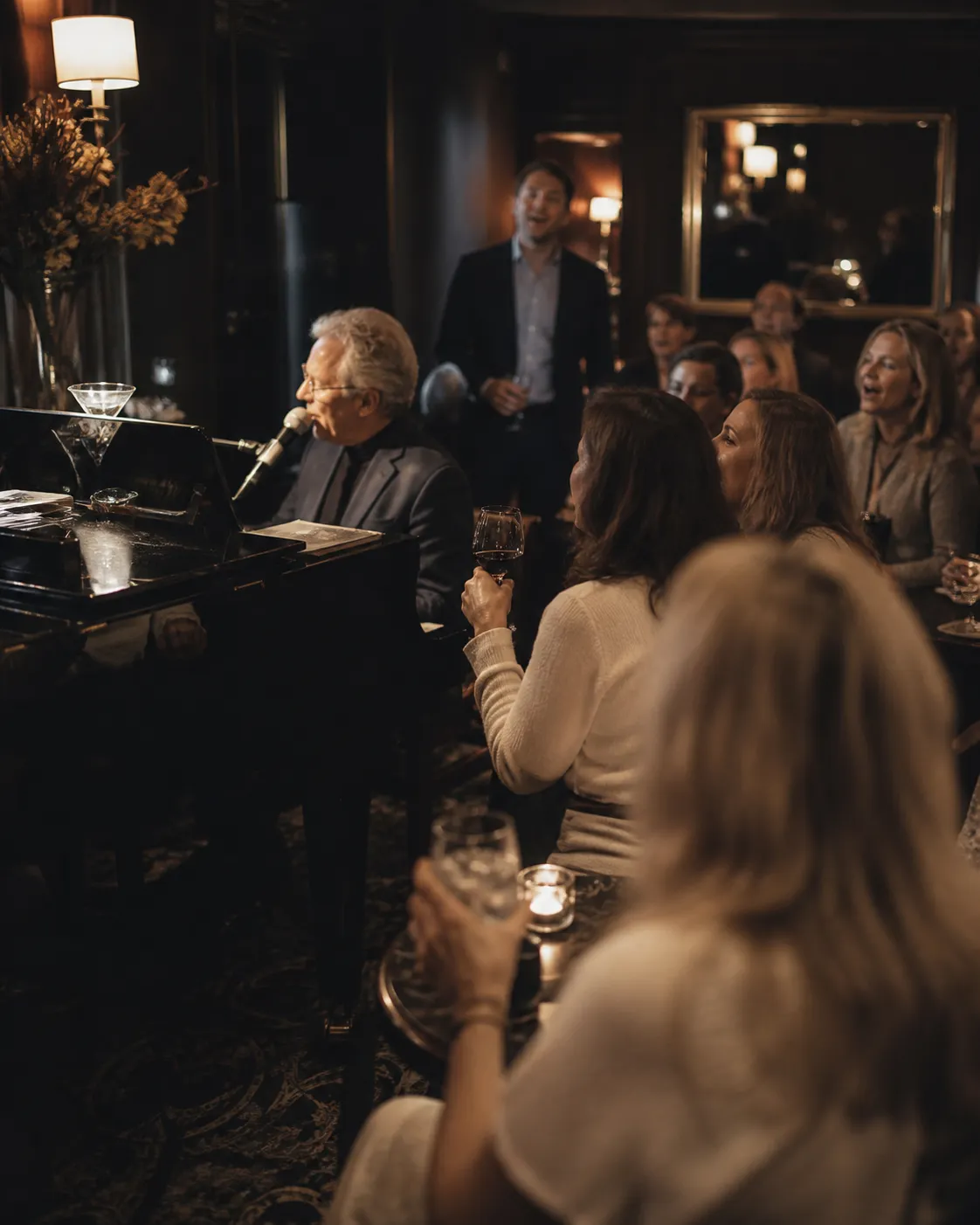 Cover for barry manilow: NYC Piano Bars with Classic American Songbook Sing-Along in NYC