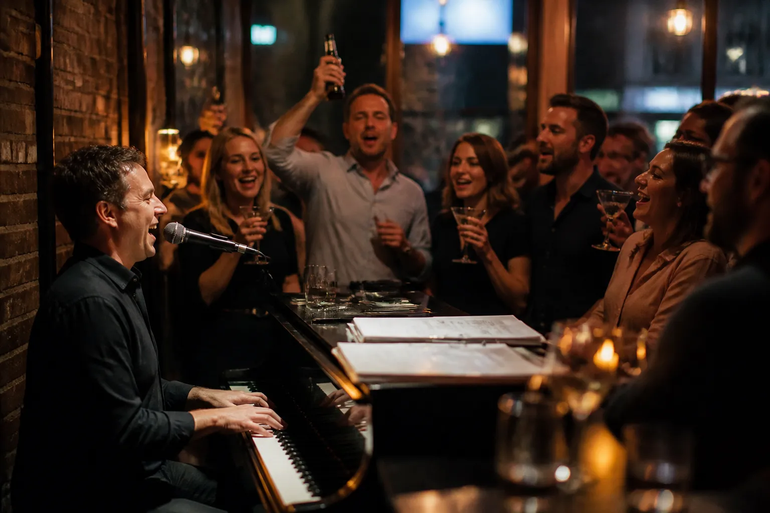 Editorial detail for barry manilow: NYC Piano Bars with Classic American Songbook Sing-Along in NYC