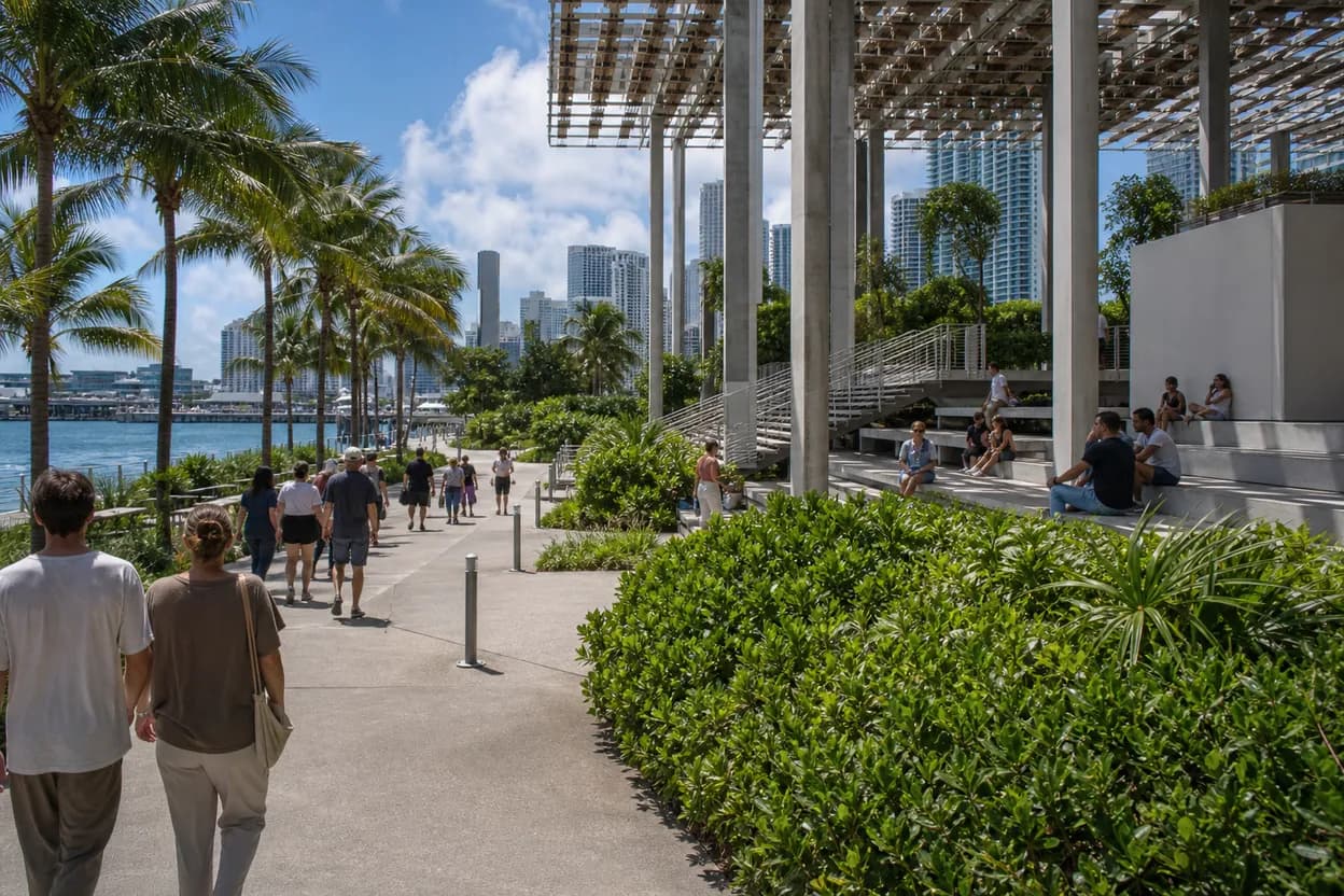Miami experience scene for juno temple Miami Free Art Walk With Transit Checks