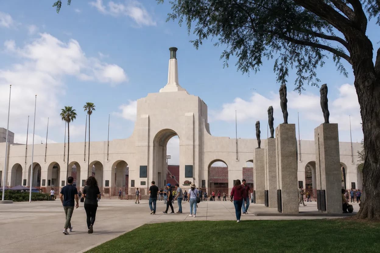 Cover scene for Use hall of fame game score for an LA Coliseum Walk