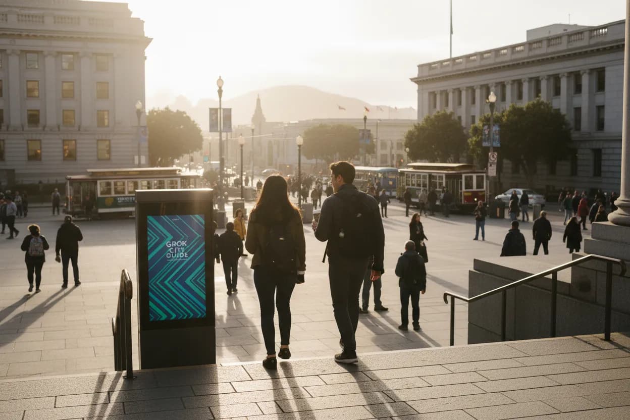 Practical city scene for grok bot: A Useful San Francisco City Guide