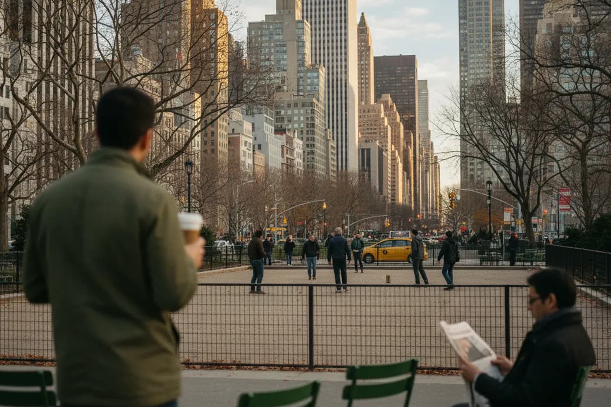 NYC experience scene for Finding a Free Public Spot to Watch Angels vs Giants in NYC