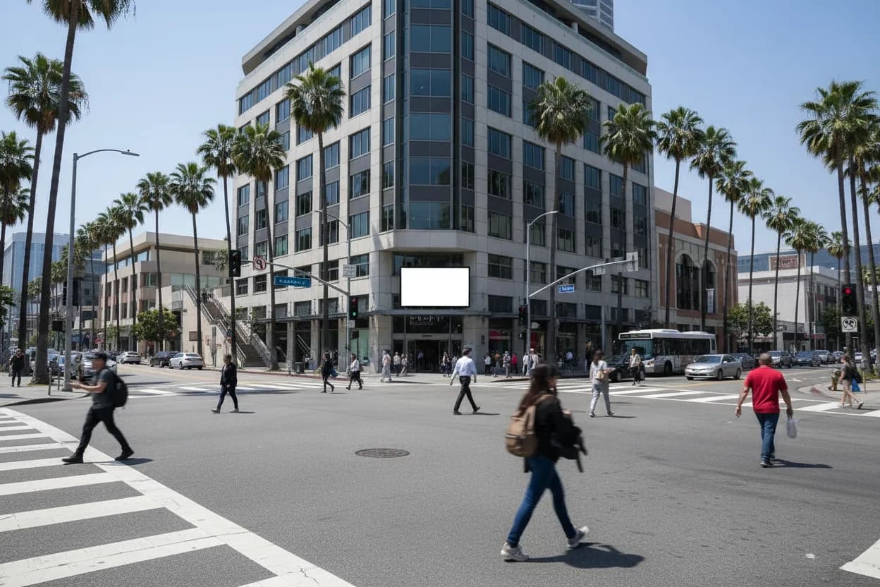Los Angeles experience scene for bank Errands Before LA Live Dinner Parking and ATM Check