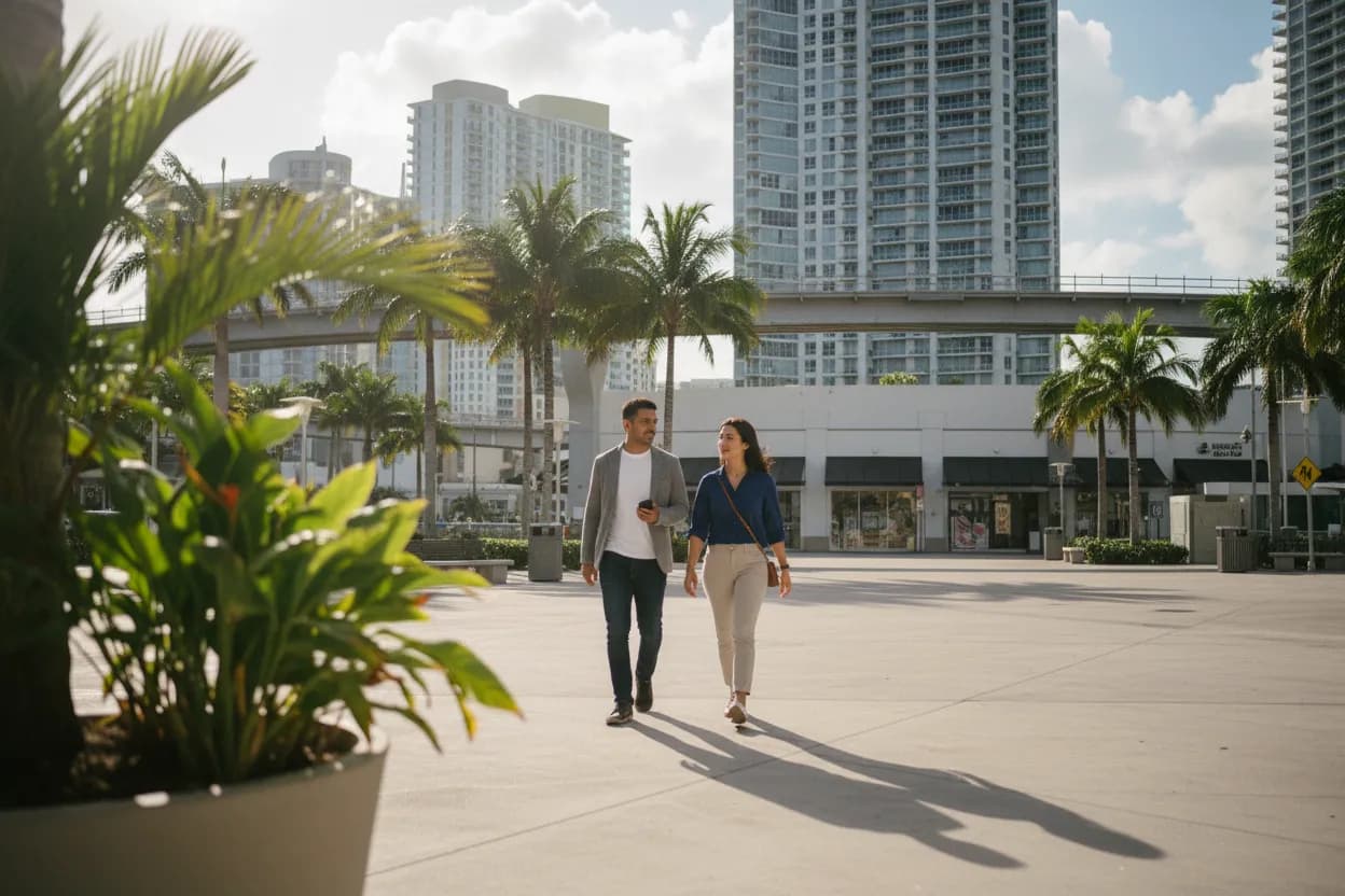 Practical city scene for Miami Passport Photo Outfit Guide Before International Flights