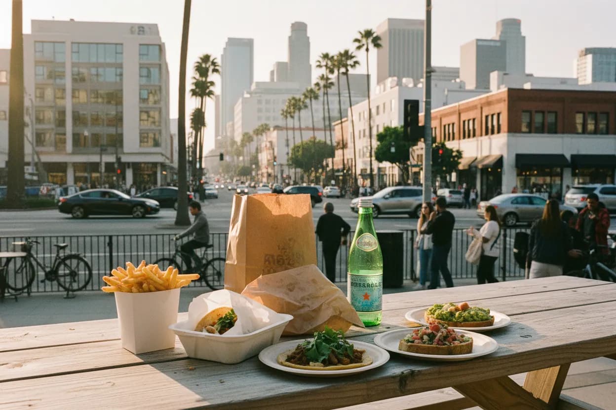 Realistic Los Angeles scene for LA Restaurants Near Me: Best Areas for Every Craving