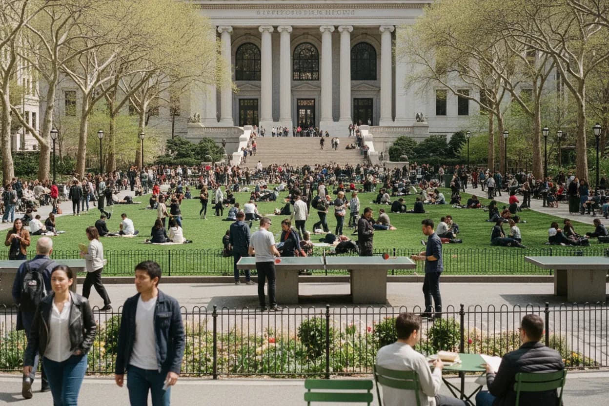 Cover scene for Finding a Free Public Spot to Watch Angels vs Giants in NYC