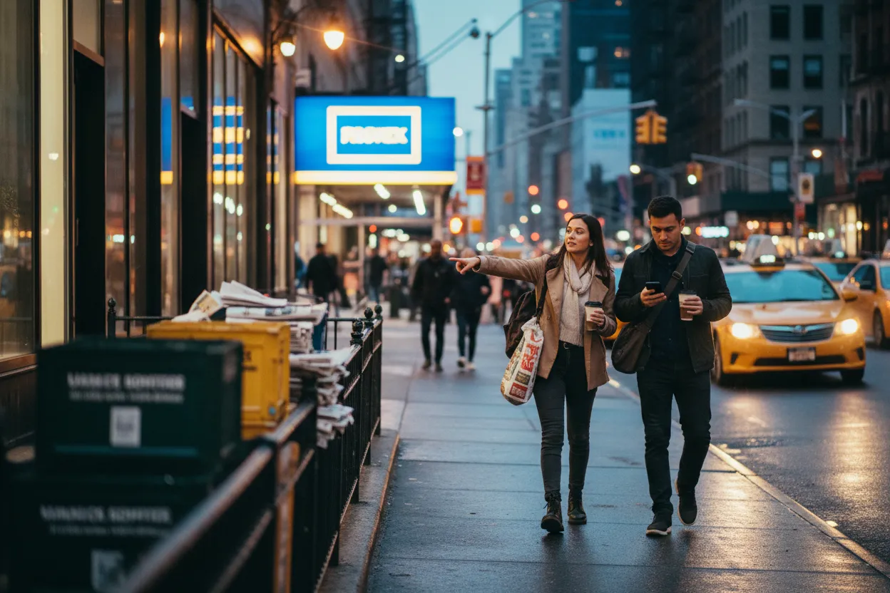 Practical city scene for Best Buy Near NYC: Electronics Shopping Checklist for Travelers