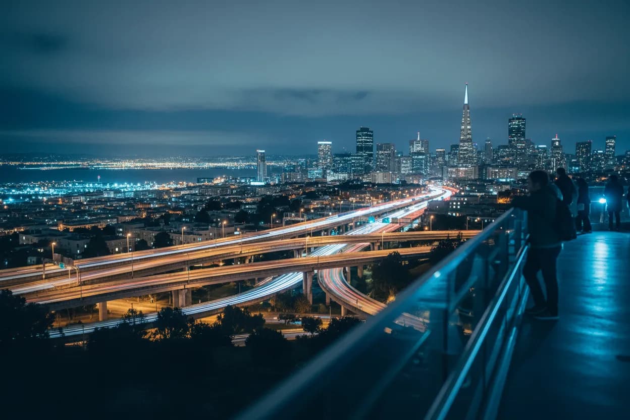Realistic San Francisco scene for San Francisco Delta Guide for Planning Weekend Flight Routes