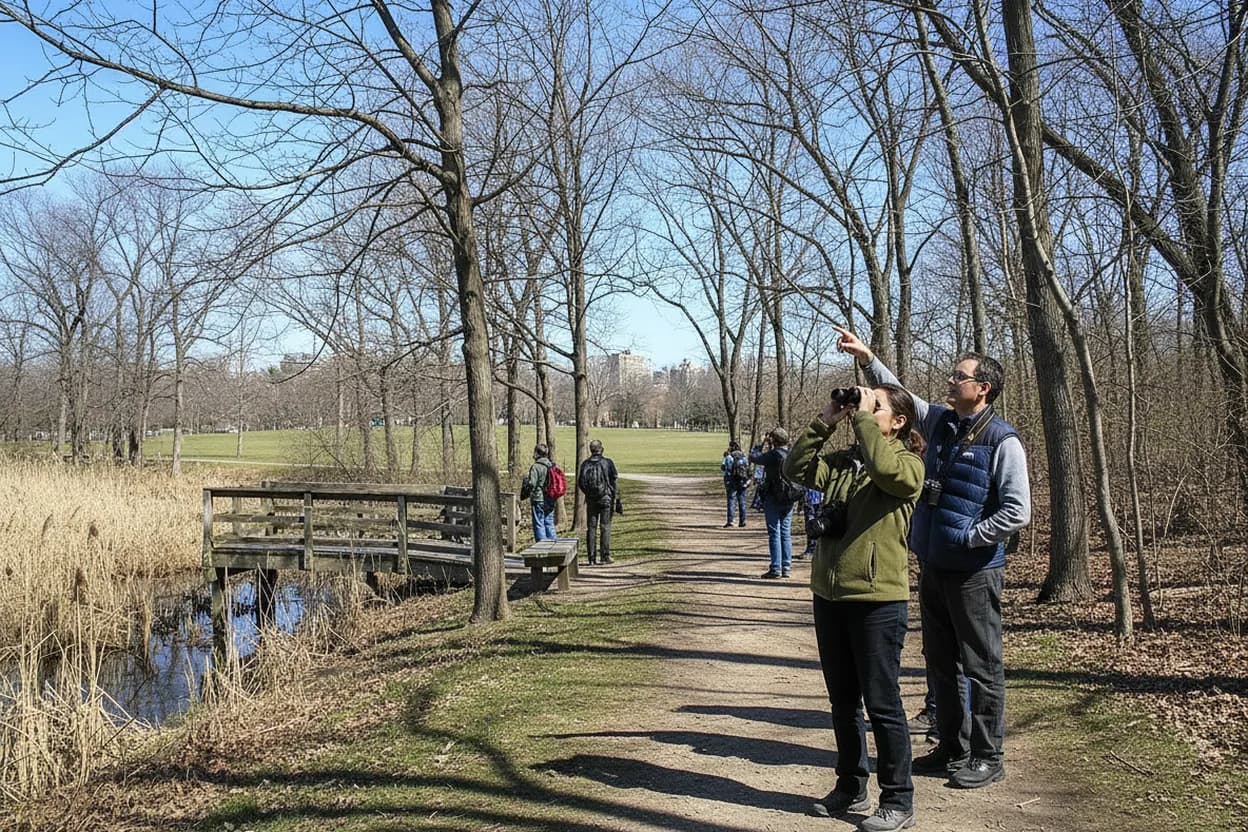 Cover scene for Free Birding at Van Cortlandt Park When You Need a Quiet Bronx Morning