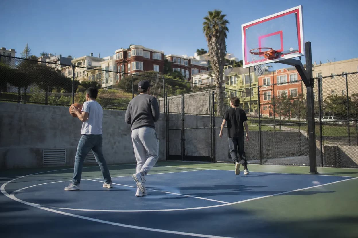 San Francisco experience scene for aces vs fever: SF Public Courts and Scorekeeping Route
