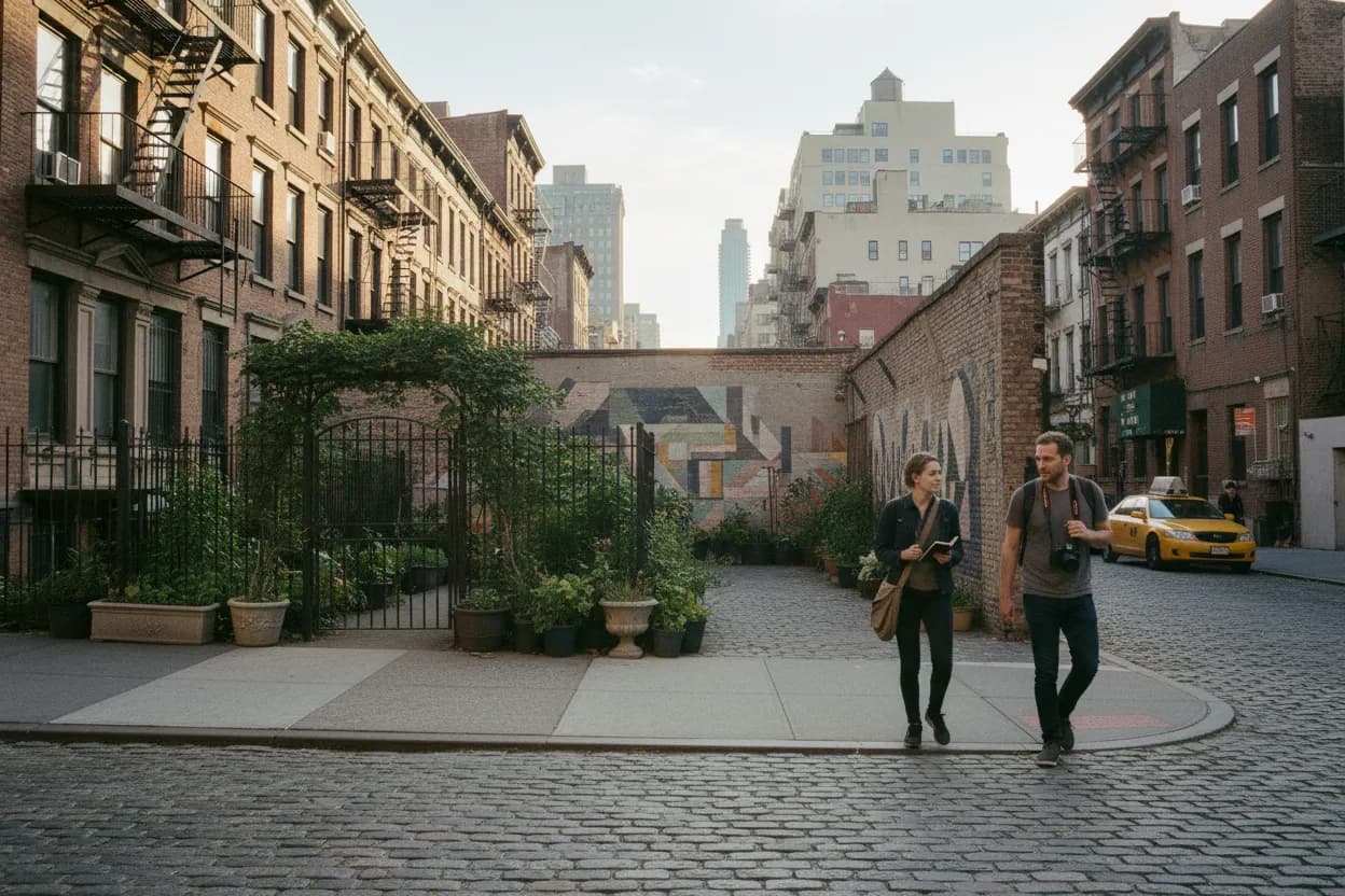 Practical city scene for bryce eldridge: A Quieter NYC Culture Route