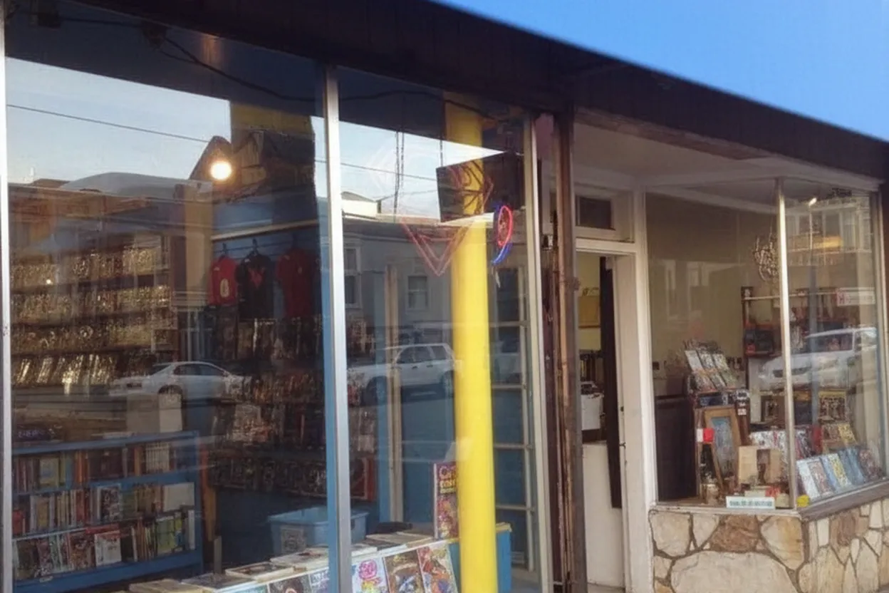 Cover scene for the hood marvel Weekend Comic Route Through Divisadero Shops