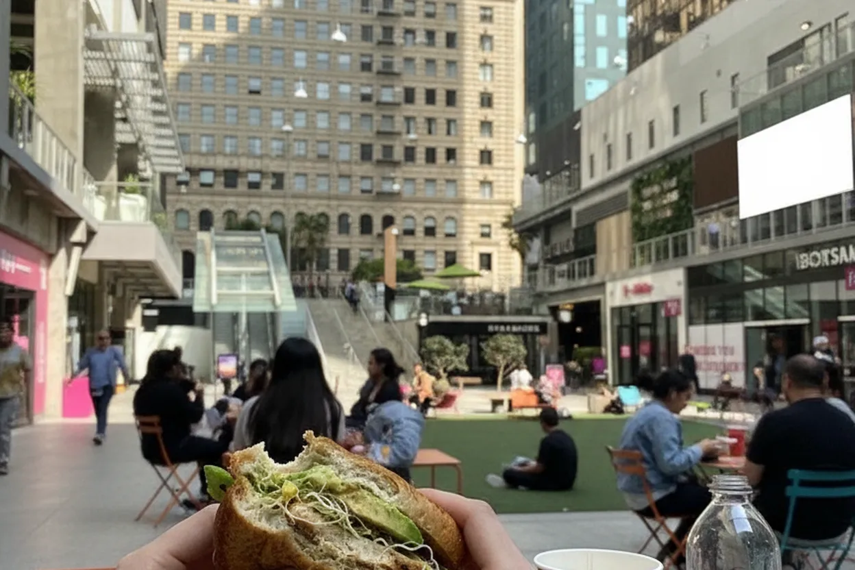 Editorial detail for bank Errands Before LA Live Dinner Parking and ATM Check