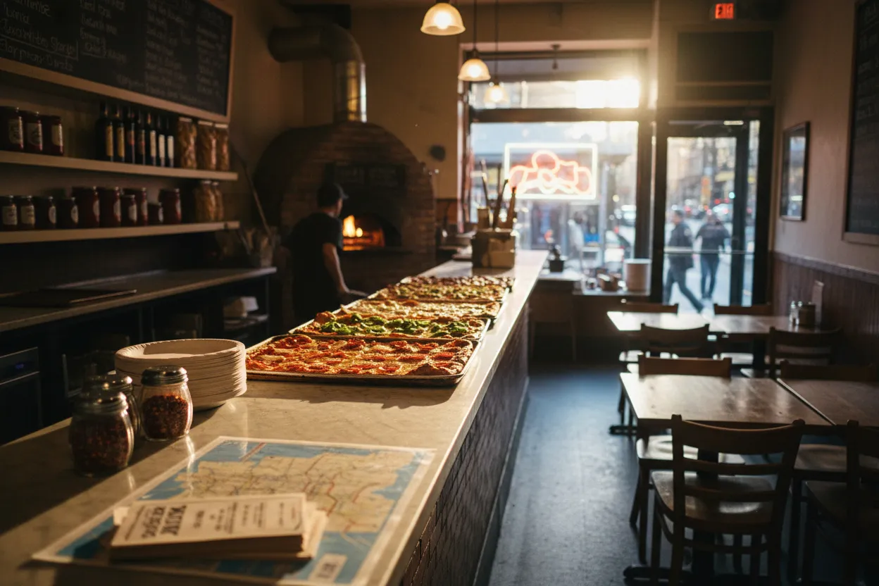 Local detail for NYC Pizzerias Worth Booking Before Weekend Lines Build