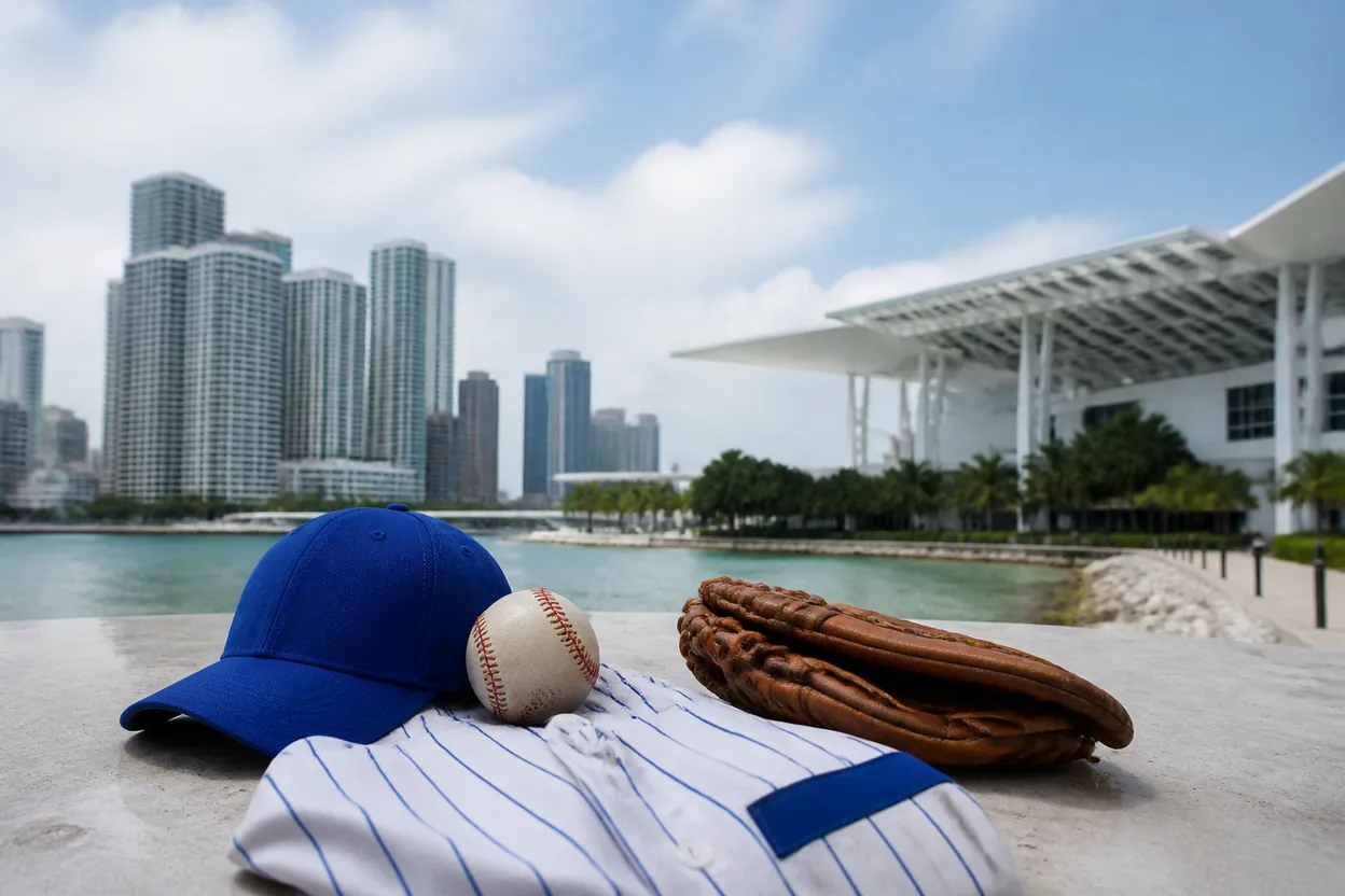 Realistic city scene for dodgers vs cubs: A Low-Stress Miami Weekend Route