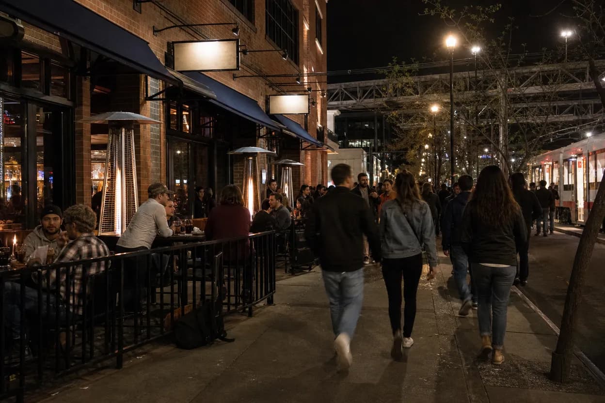 San Francisco experience scene for atlanta braves fans' South Beach dinner-and-drinks route near Oracle Park