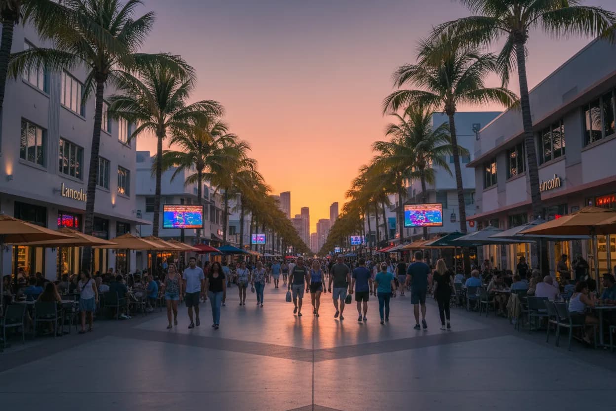 Realistic city scene for aaron pierre: Where Miami Fans Can Watch Together