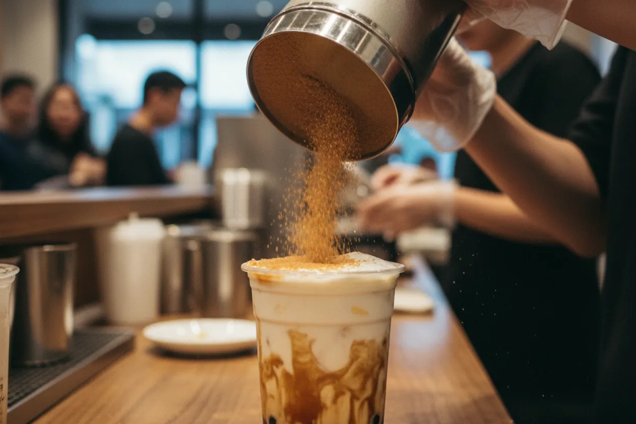 Editorial detail for Xin Fu Tang in Flushing for Brown Sugar Boba Before a 7 Train Ride