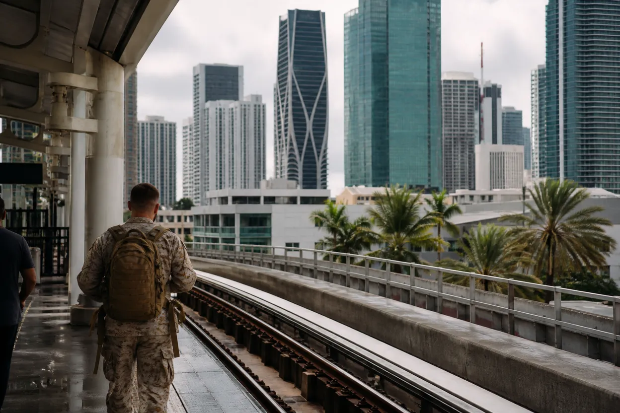 Practical city scene for marines: How to Navigate Miami Without Guessing