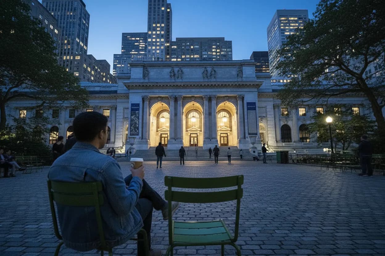 NYC experience scene for Exploring Free Public Film Screenings in NYC Featuring Director Chuck Russell's Work