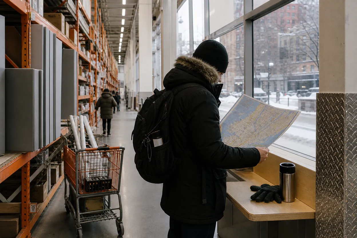 Editorial detail for farmers almanac winter weather forecast: NYC Indoor Errand Guide