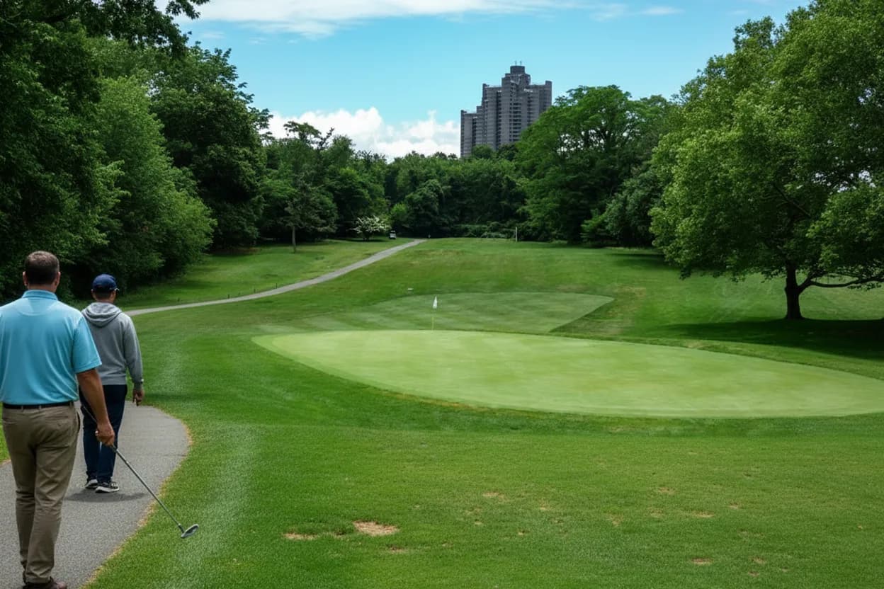 NYC experience scene for Mosholu Golf Course Twilight Range Plan for Bronx Beginners on a Budget