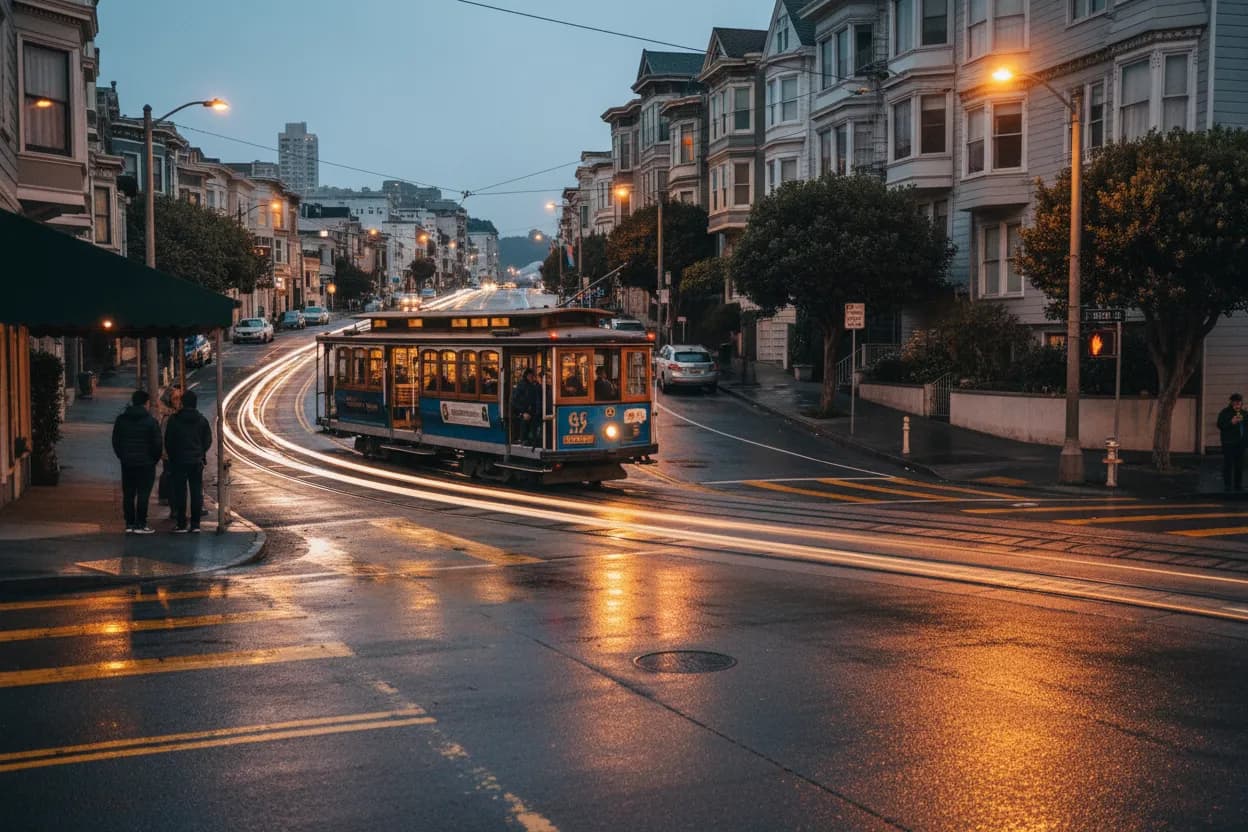 Realistic city scene for kelda roys: Unexpected San Francisco Stops for Curious Locals
