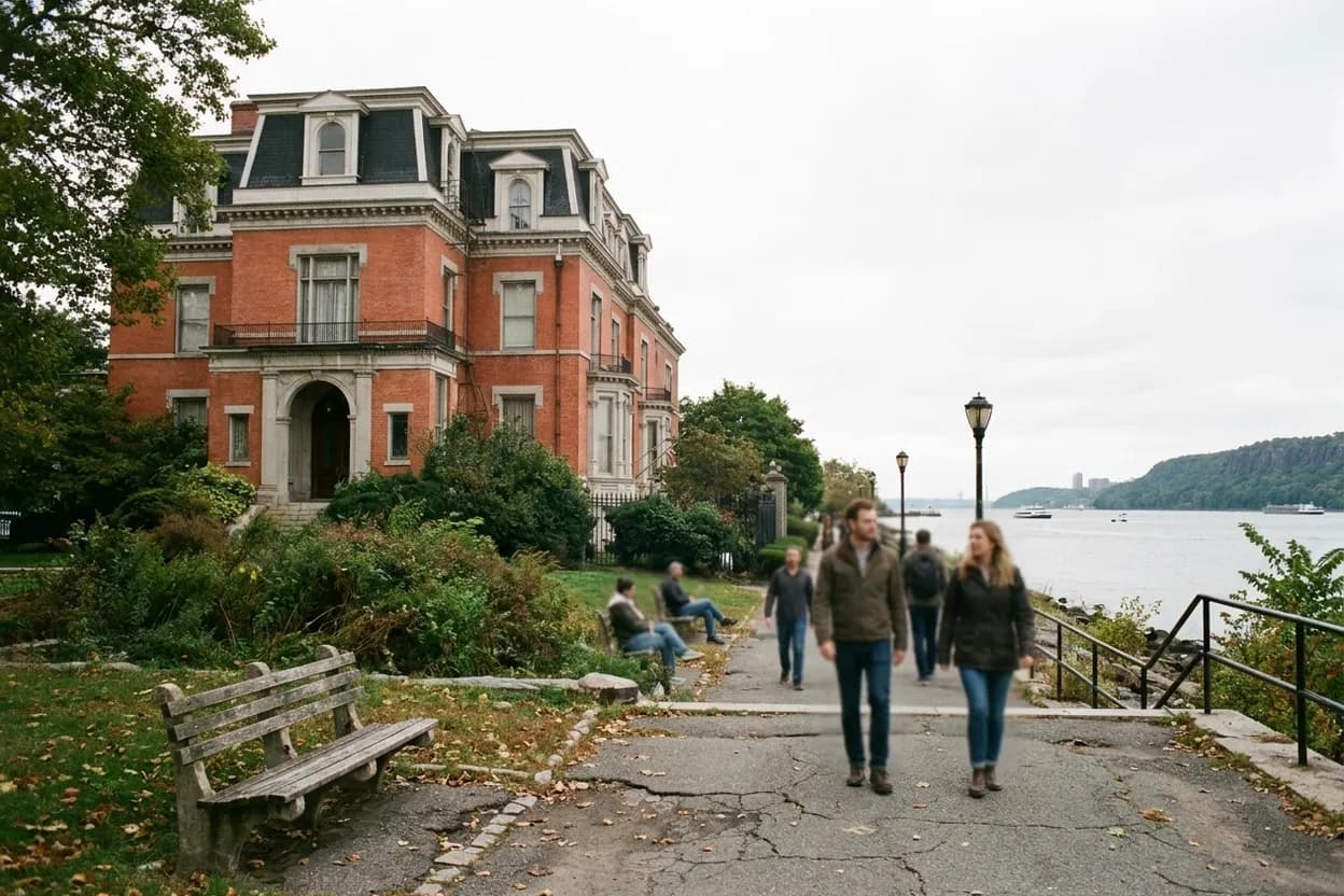 Cover scene for Spuyten Duyvil Shorefront Park: The Hidden River Edge at the Far West Bronx